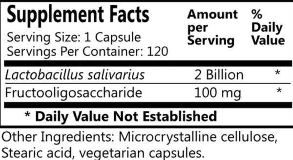 Daily Manufacturing - L-Salivarius 120 Capsules - Image 2