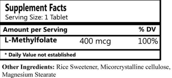Daily Manufacturing - Methylfolate 100 Tablets - Image 2