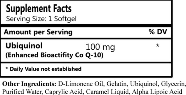 Daily Manufacturing - Ubiquinol 30 Softgels - Image 2