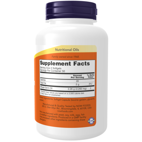 NOW - Wheat Germ Oil - Image 2