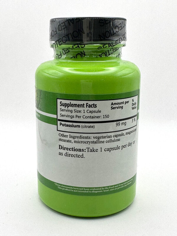 Daily Manufacturing Potassium Citrate 150 caps G&W Herbs