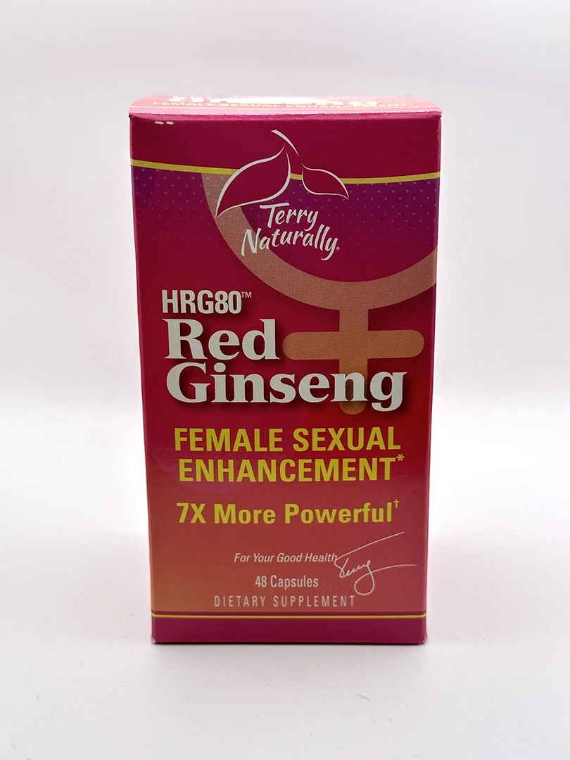 EuroPharma/Terry Naturally Red Ginseng Female Sexual Enhancement 48 Capsules G&W Herbs