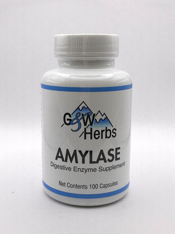 G&W Herbs Amylase Digestive Enzyme - 100 Capsules