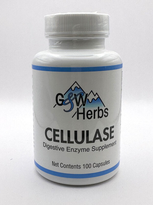 G&W Herbs Cellulase Digestive Enzyme - 100 Capsules