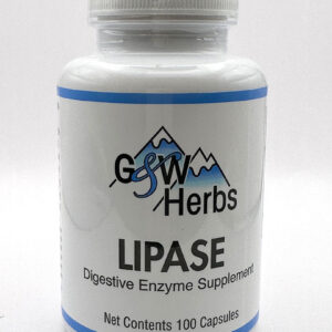 G&W Herbs Lipase Digestive Enzyme - 100 Capsules