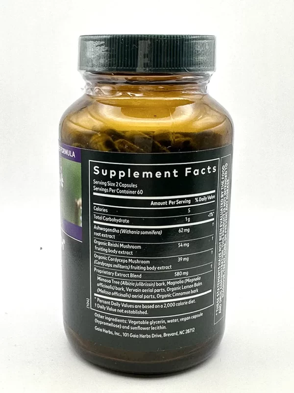 Gaia Herbs Adrenal Health Nightly Restore 120 Capsules - Image 2