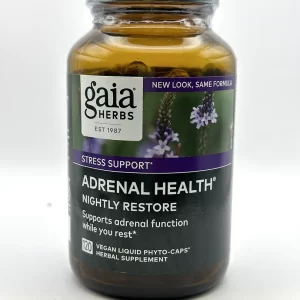 Gaia Herbs Adrenal Health Nightly Restore 120 Capsules
