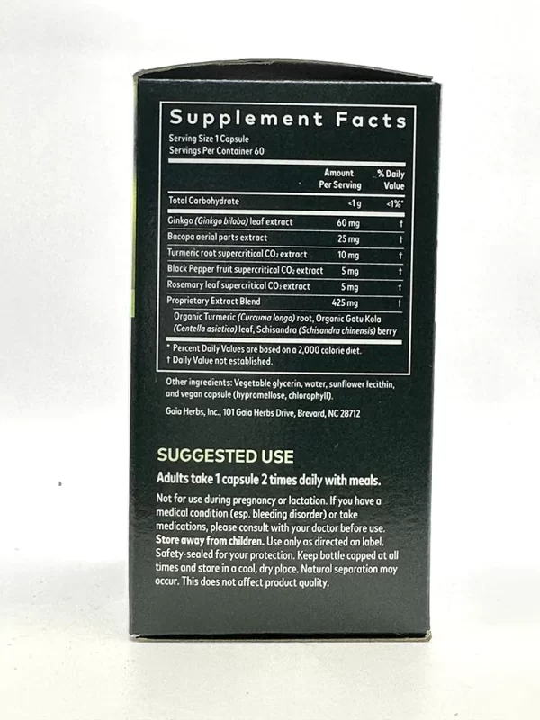 Gaia Agile Mind 60 Capsules - Image 2