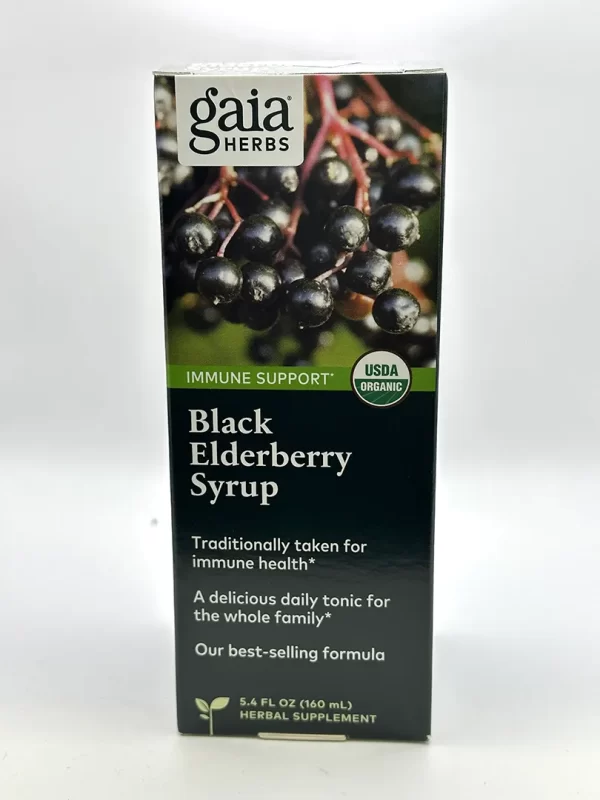 Gaia Black Elderberry Syrup ES 5.4oz