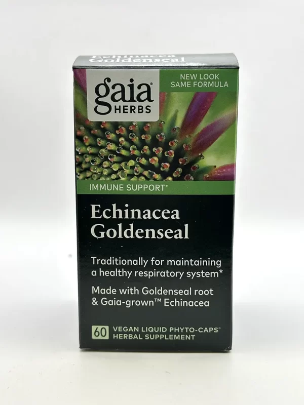 Gaia Echinacea & Goldenseal 60 Capsules