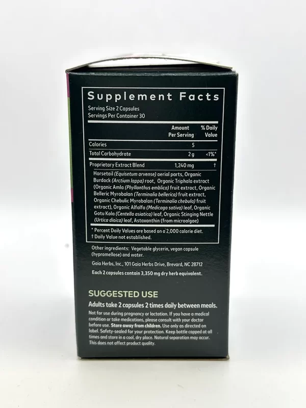 Gaia Hair, Skin & Nail Support 60 Capsules - Image 2