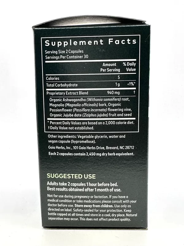 Gaia Sleep Thru 60 Capsules - Image 2