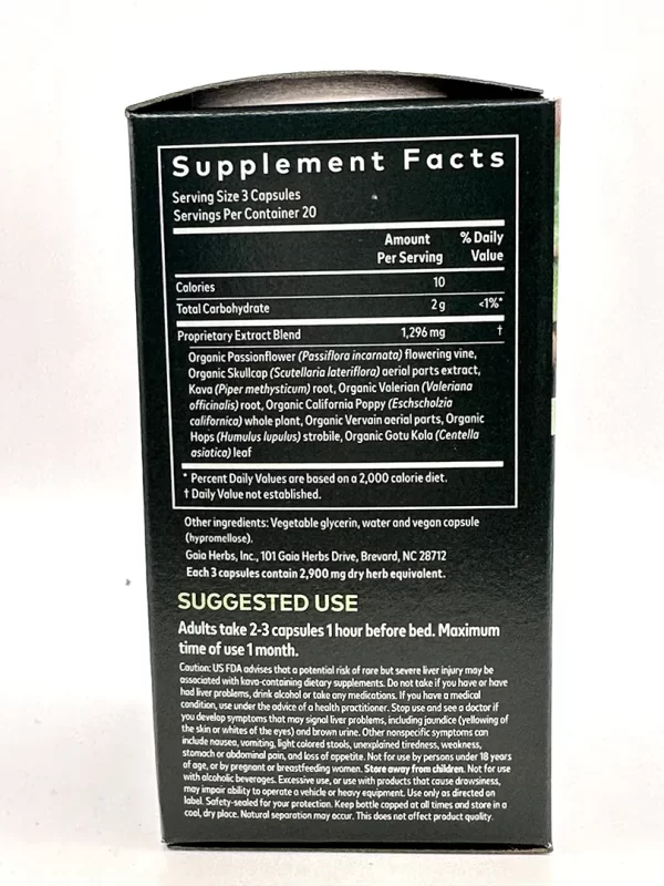 Gaia Sound Sleep 60 Capsules - Image 2