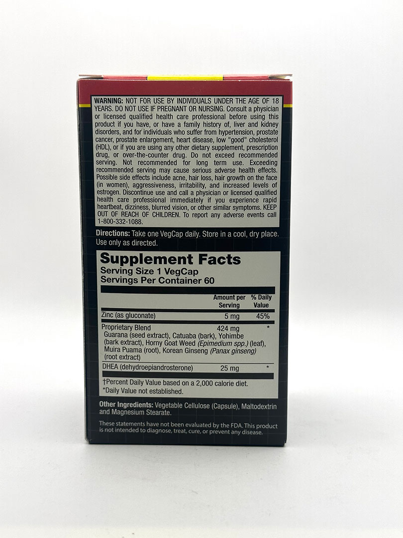 Natural Balance DHEA for Men 60 Capsules G&W Herbs