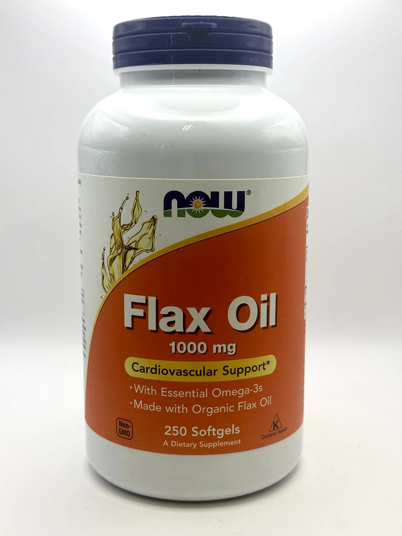 NOW Flax Oil 120 & 250 Softgels G&W Herbs