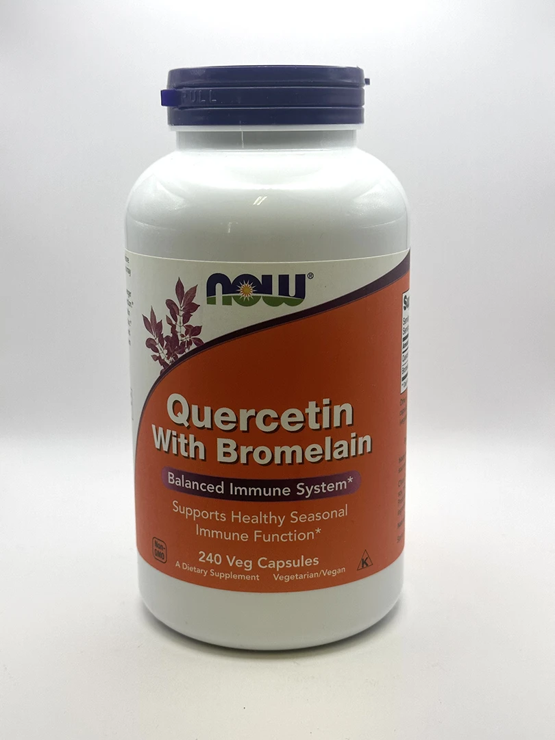 NOW Quercetin w/Bromelain 240 Capsules G&W Herbs