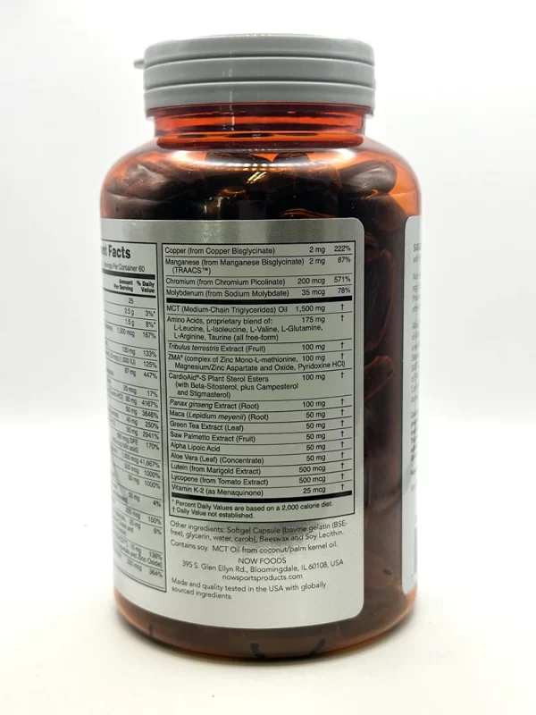 NOW - Men's Active Sports Multi 180 Softgels - Image 3