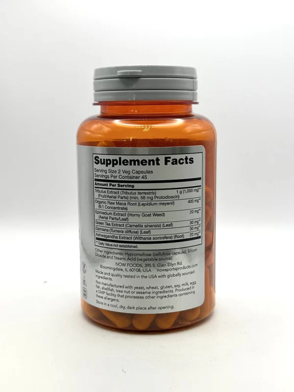 NOW - Tribulus Extreme 90 Capsules - Image 2