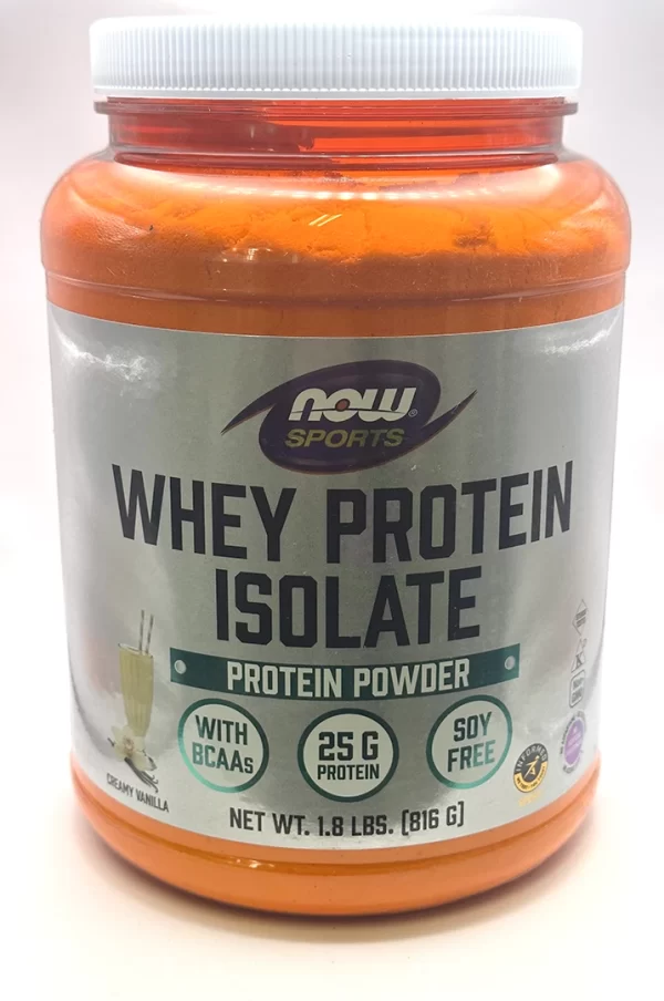 NOW Whey Protein Isolate 1.8 lbs. G&W Herbs