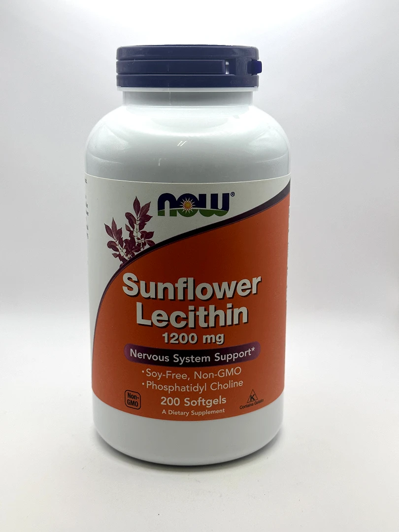 NOW Sunflower Lecithin 200 Softgels G&W Herbs