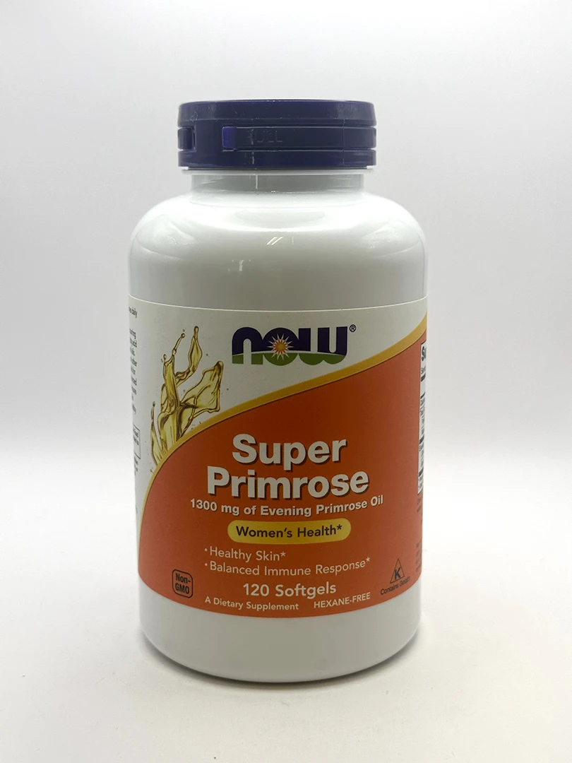 NOW - Super Primrose 60 & 120 Softgels - G&W Herbs