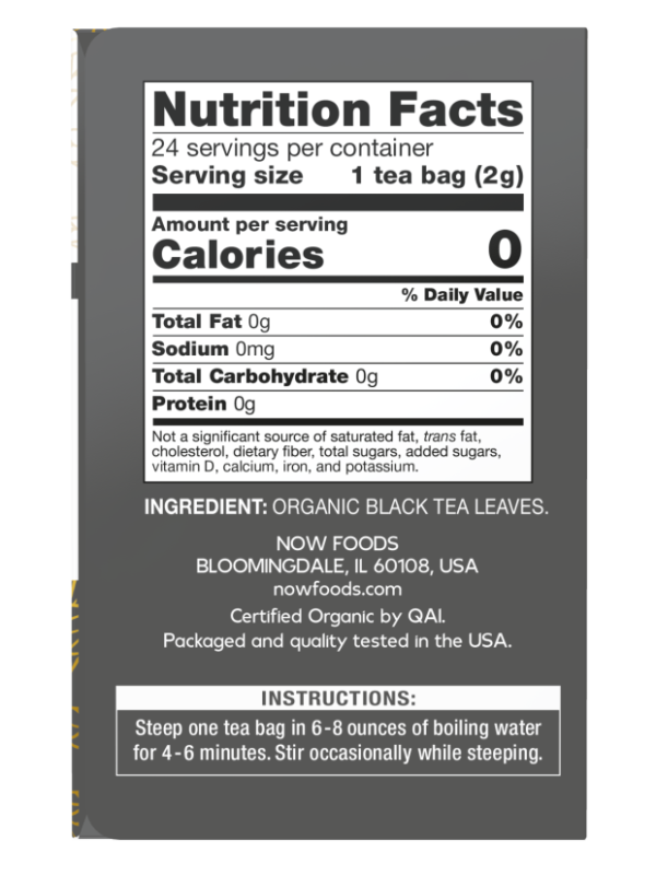 NOW - Black Tea - Image 2