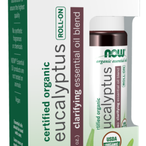 NOW - Eucalyptus Oil Roll-On (Organic) 10 ml.