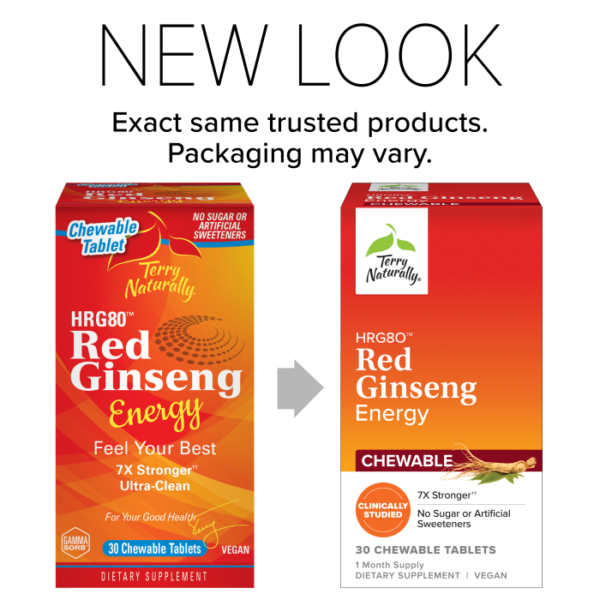 Terry Naturally- Red Ginseng HRG80 Chewables - Image 2