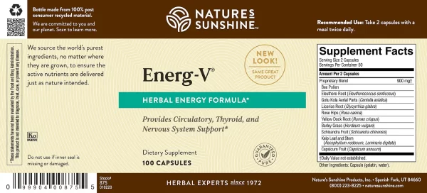 Nature's Sunshine - Energ-V - Image 2