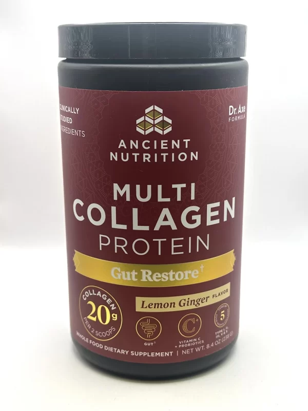 Ancient Nutrition - Multi Collagen (Gut Restore) Lemon Ginger