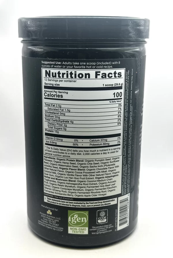 Ancient Nutrition - Plant Protein - Chocolate - Image 2