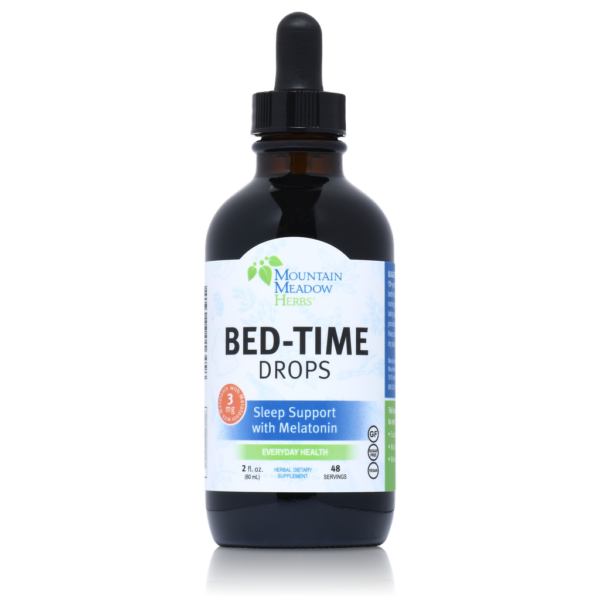 Mountain Meadow Herbs - Bed-time drops w/Melatonin  - 2 oz.