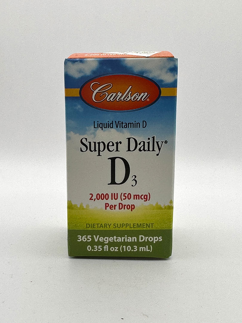 Carlson - Super Daily D3 (2000 IU & 4000 IU) - 90 Drops - G&W Herbs
