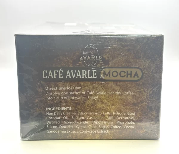 Cafe Avarle Healthy Mocha with Ganoderma & Cordyceps - (20 pk/box) -Coffee - Image 2