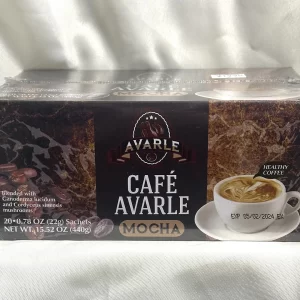 Cafe Avarle Healthy Mocha with Ganoderma & Cordyceps - (20 pk/box) -Coffee