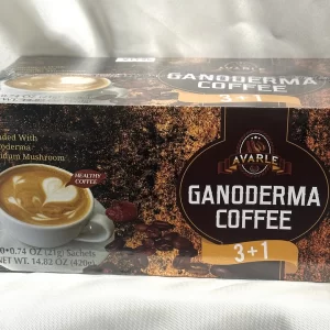 Cafe Avarle Healthy Coffee with Ganoderma  3 in 1 - Creamer and Sugar (20 pk/box)