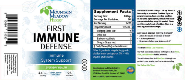 Mountain Meadow Herbs - First Immune Defense - Image 2