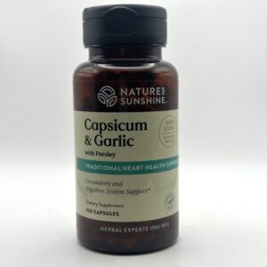 Nature's Sunshine - Capsicum & Garlic w/Parsley - 100 Capsules