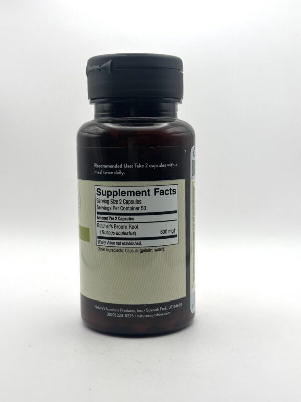 Nature's Sunshine - Butcher's Broom - 100 Capsules - Image 2