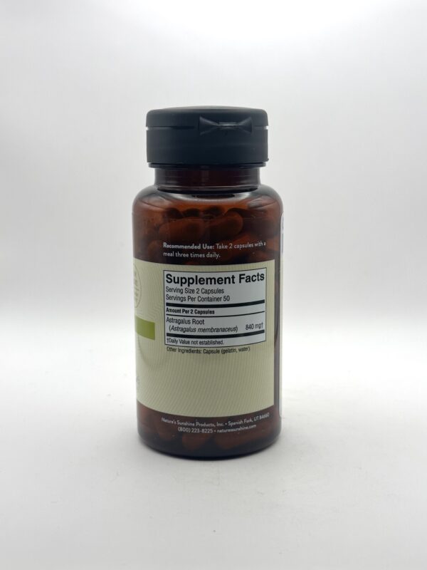 Nature's Sunshine - Astragalus - 100 Capsules - Image 2