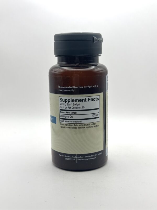 Nature's Sunshine - Co-Q10 (100 MG) - 60 Softgels - Image 2