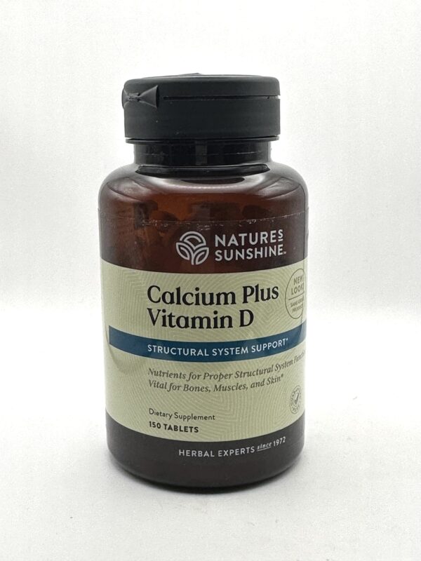 Nature's Sunshine - Calcium Plus Vitamin D - 150 Tablets