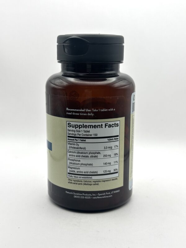 Nature's Sunshine - Calcium Plus Vitamin D - 150 Tablets - Image 2