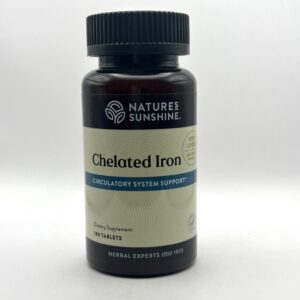 Nature's Sunshine - Chelated Iron - 180 Tablets