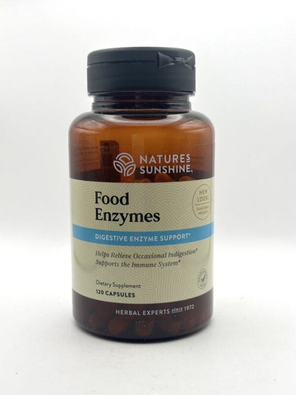 Nature's Sunshine - Food Enzymes - 120 Capsules