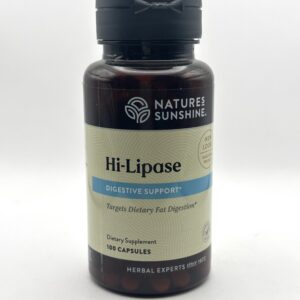 Nature's Sunshine - Hi-Lipase - 100 Capsules