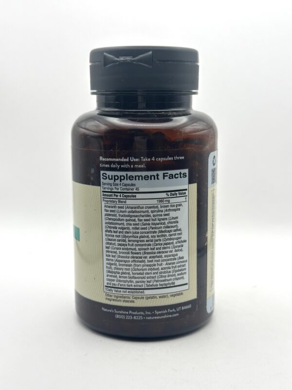 Nature's Sunshine - GreenZone, Ultimate  - 180 Capsules - Image 2