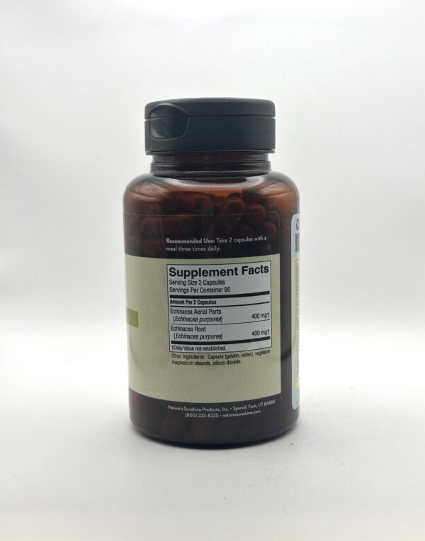 Nature's Sunshine - Echinacea Purpurea - 180 Capsules - Image 2