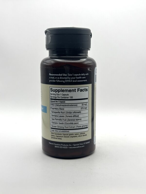 Nature's Sunshine - DHEA-M (Men's) - 100 Capsules (Copy) - Image 2