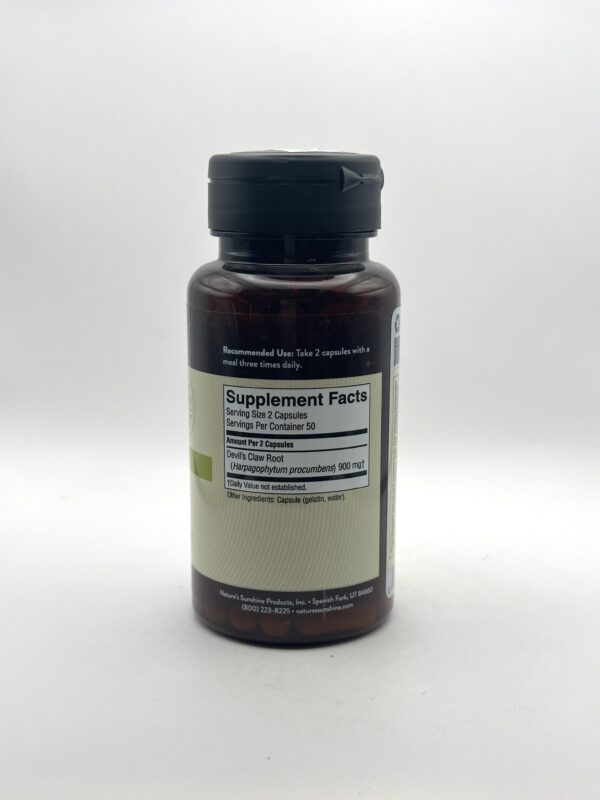 Nature's Sunshine - Devil's Claw - 100 Capsules - Image 2